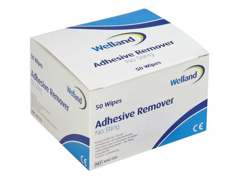 Klæbefjerner serviet, Welland, 15x7,5cm, 1,95 ml, silikonebaseret, uden alkohol