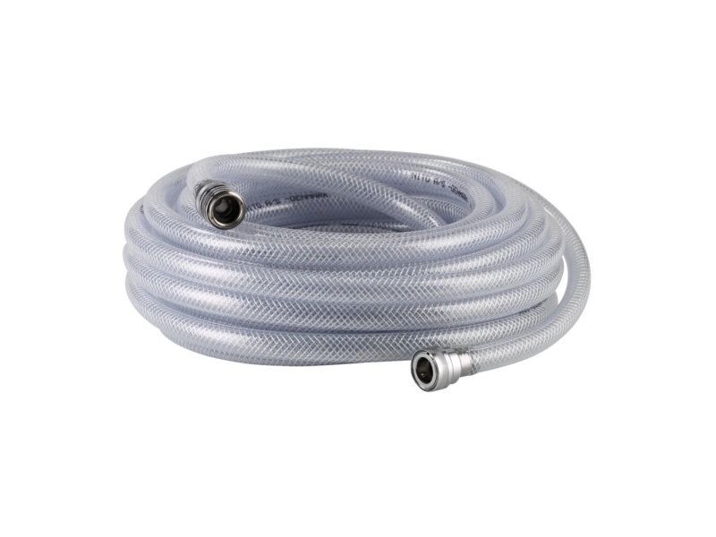Slange, Nito, 10m el. 15 m, klar, til koldt vand - 15 meter - Forstøver, skum & spande - Koldtvandsslange - NODISCOUNT