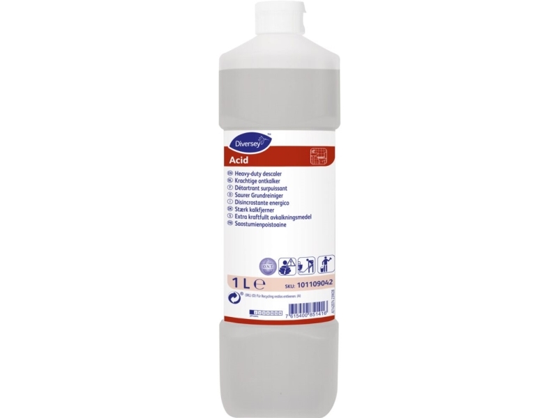 Kalkfjerner, Diversey Di Acid, 1 L, Uden Farve - (6 Stk.)
