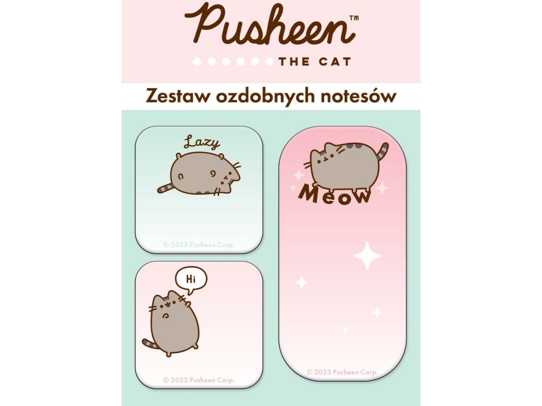 St. Majewski Pusheen dekorative notesæt