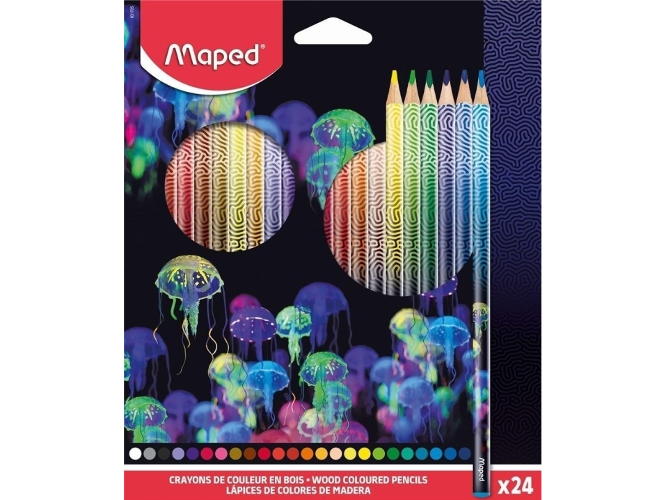 Dybhavsblyanter 24 stk MAPED