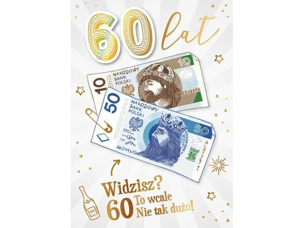 Geburtstagskarte 60