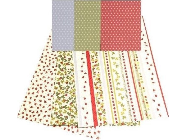 Karton Obustronny 300G 24X34cm 3 Ark Mix
