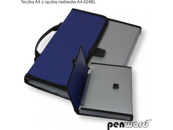 Aktentasche A4 Mit Griff Blau A4-524Bl