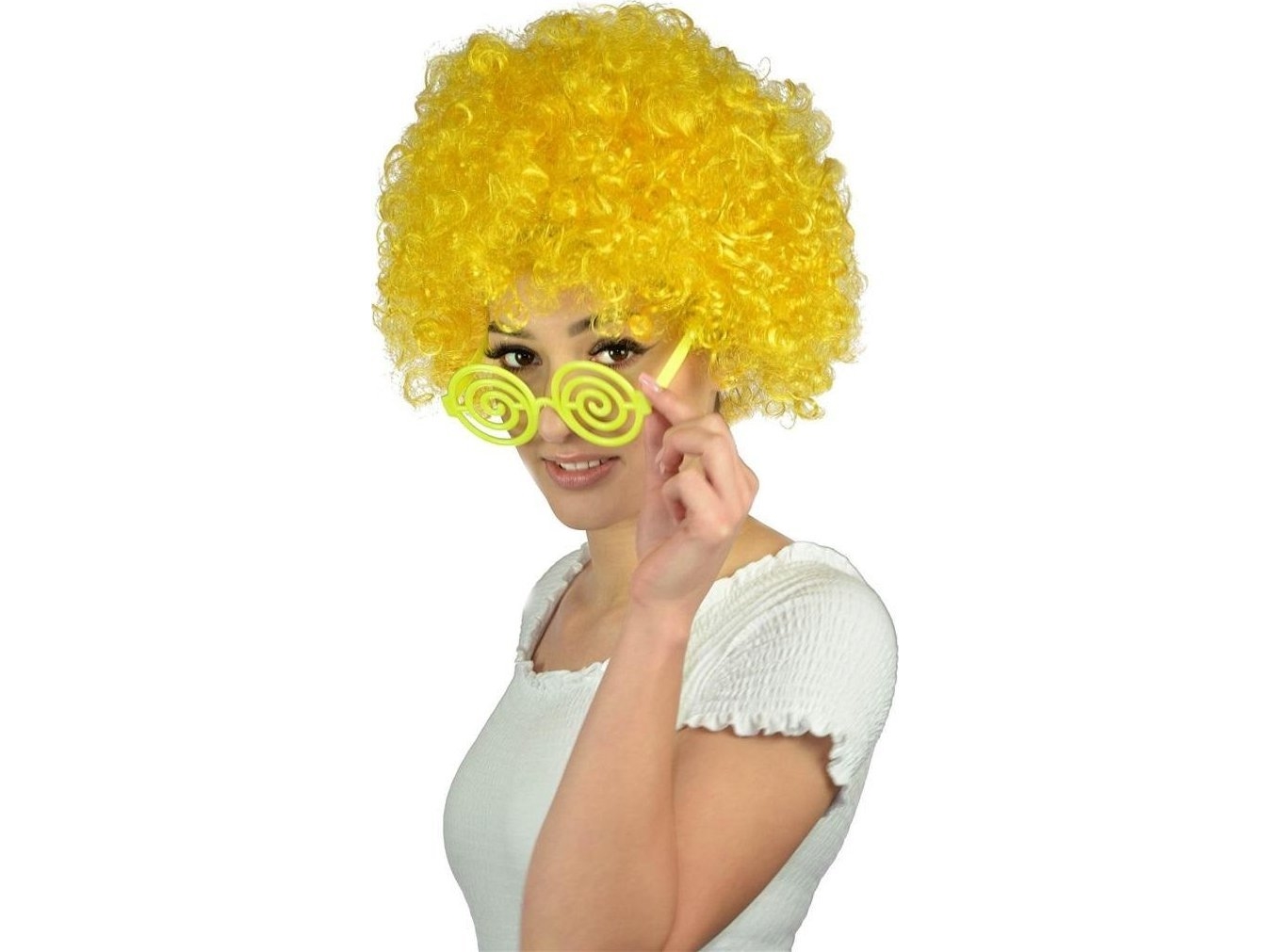 Afro Perücke Xxl Gelb