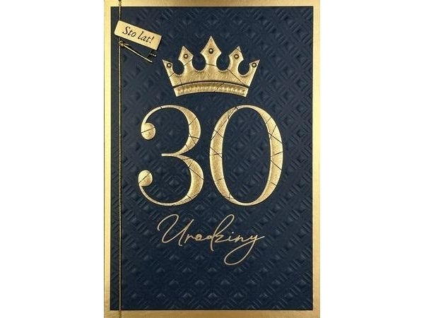 B6 Geburtstagskarte 30