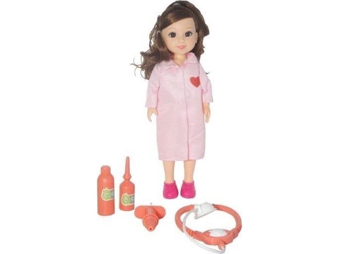32Cm Doctor Doll With Batteries Mix