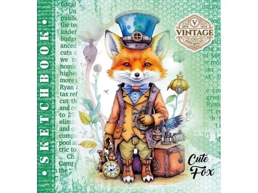 Sketchbook 200X200/36K 100 G/M² Fox Fresh |