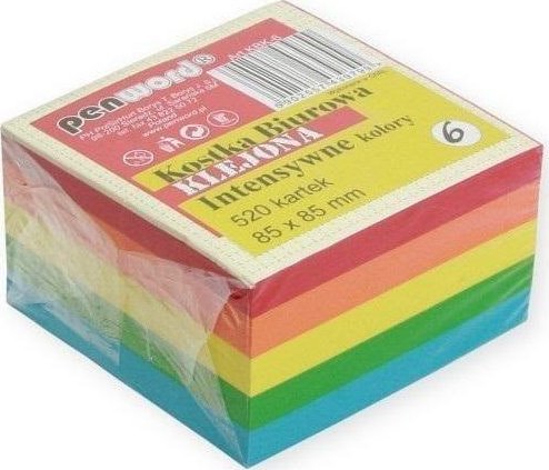 Kontorkube Mix 85X85x50mm 520K
