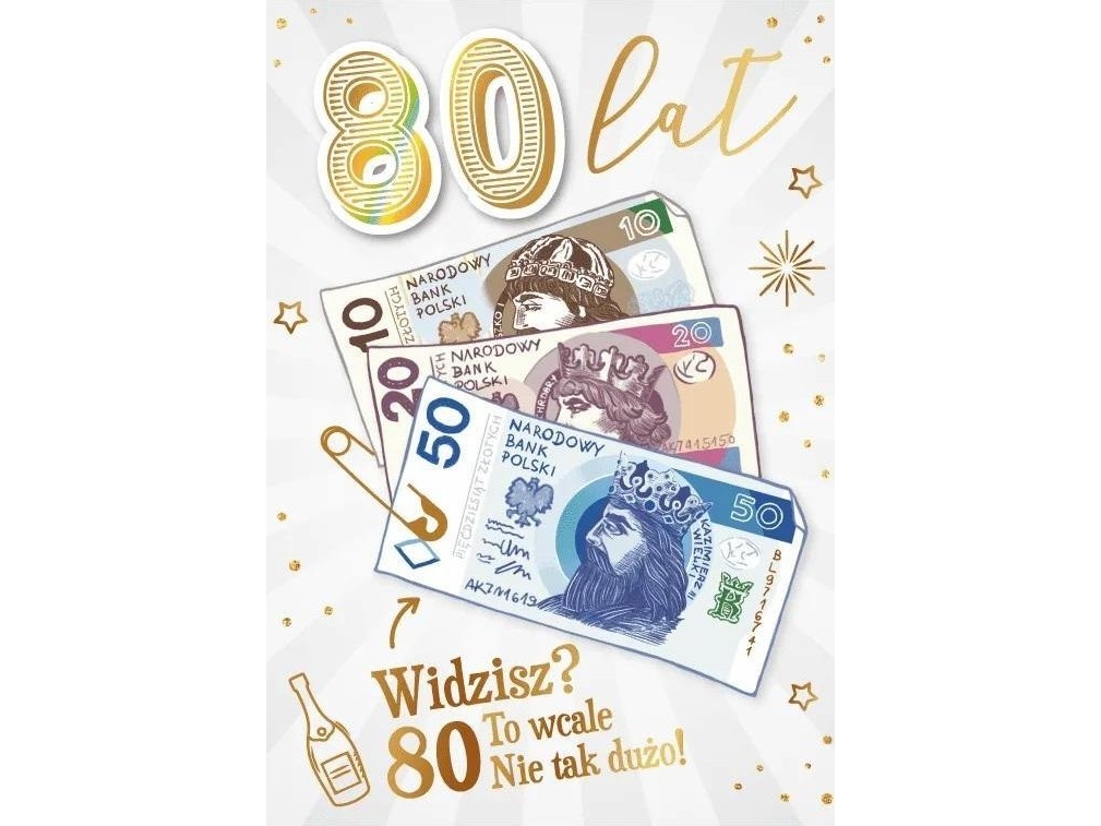 Geburtstagskarte 80