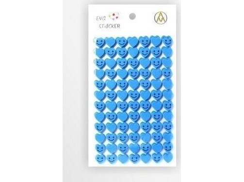 Stiker Mit Schaumstoffelementen Hellblau