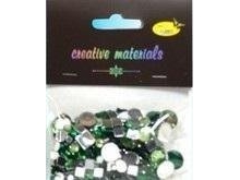 Kristallelemente Getönt Grün 4–12 Mm 25 G