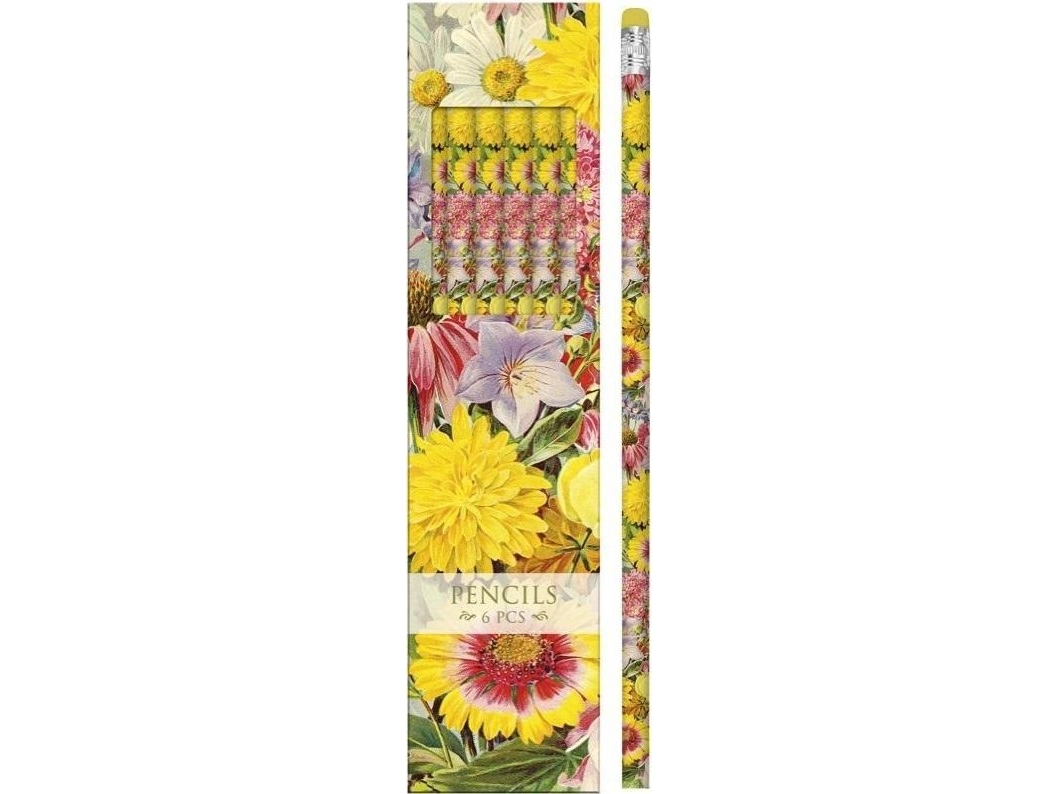 Dekorative Bleistifte Stpen27 Sommerblumen - 6 Stück