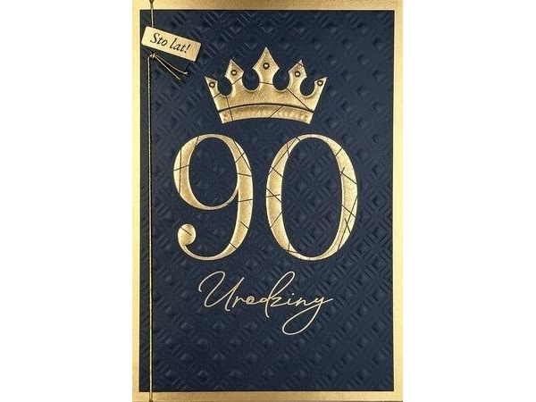 B6 Geburtstagskarte 90