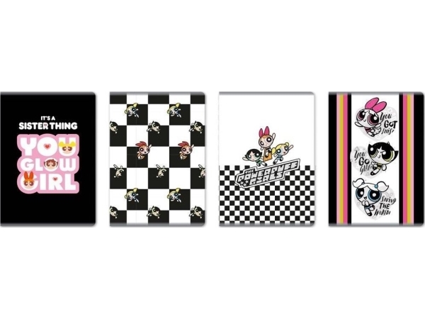 Notizbuch A5/60K Kariert Powerpuff Girls (5 Exemplare)