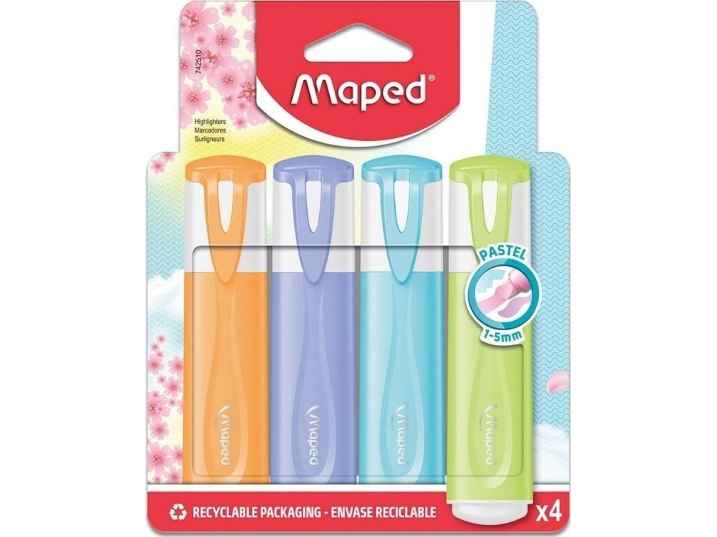 maped Fluo Peps pastel highlighter Flerfarvet