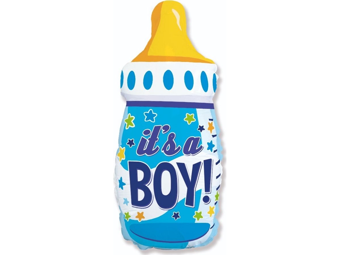 Godan Folienballon 24 Zoll Fx - Flasche (Blau), Verpackt