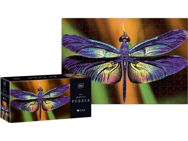 Puslespil 250 Brikker Colourful Nature 3 Dragonfly
