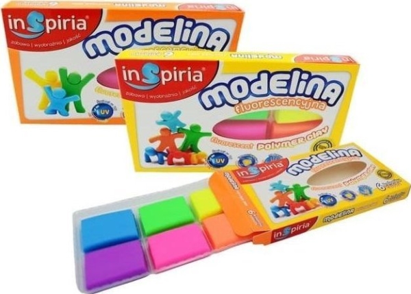 Fluo Modeling Clay 6 Colors