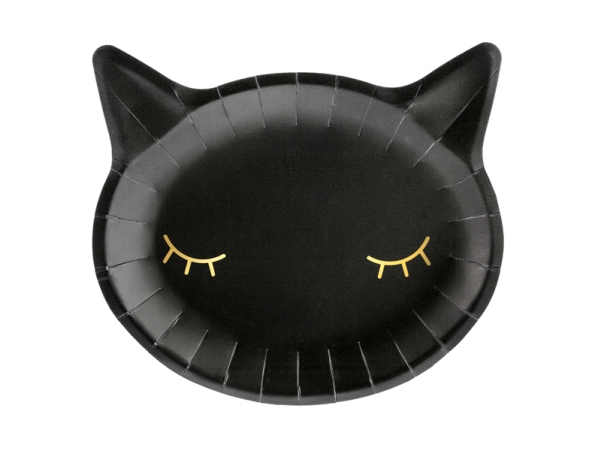 PartyDeco TPP60, Tallrik, Andra, papper, Svart, Bild, 6 styck | Catering - Engångsservis | GameStuff