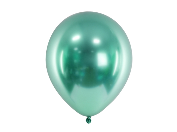 PartyDeco CHB1-012B-10, Legetøjsballon, Latex, Grøn, Monokromatisk, Fest, Universel