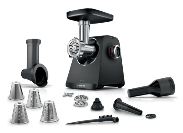 Bosch Serie 4 MFWS440B, 1900 W, Sort, Sølv, 2,5 kg/min, 1 m, Plast, 500 W