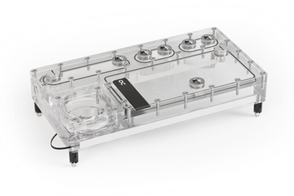 Alphacool 13832, Koldplade, Akryl, Transparent, 3-Pin Jst + 3-Pin, 1/4", 3-Stikben