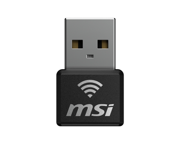 Msi Ax1800 Nano Wifi Usb Adapter Usb Type A Usb 2.0 Hankoppling Svart Windows 10 Windows 11 25 5 Mm