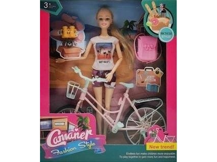 Dukketøyssæt Med Cykel