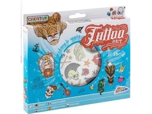 Tatuointipakkaus 10 arkkia sininen