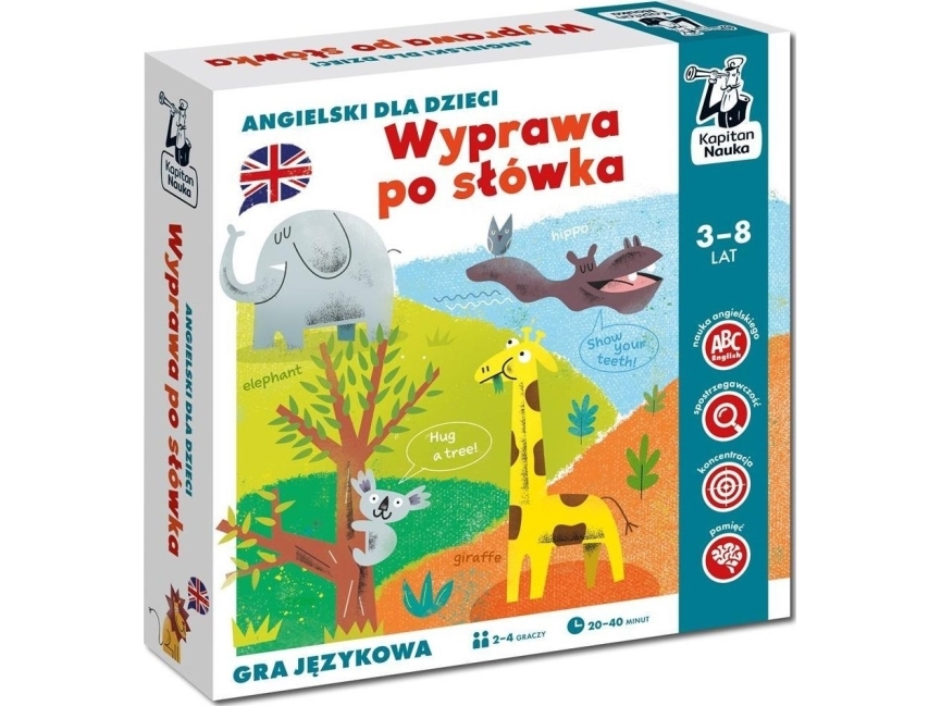 Kapitan Nauka. Angielski Dla Dzieci. Edu. Game (Barbara Jakubowska, Maciej Łazowski, Filip Depa)
