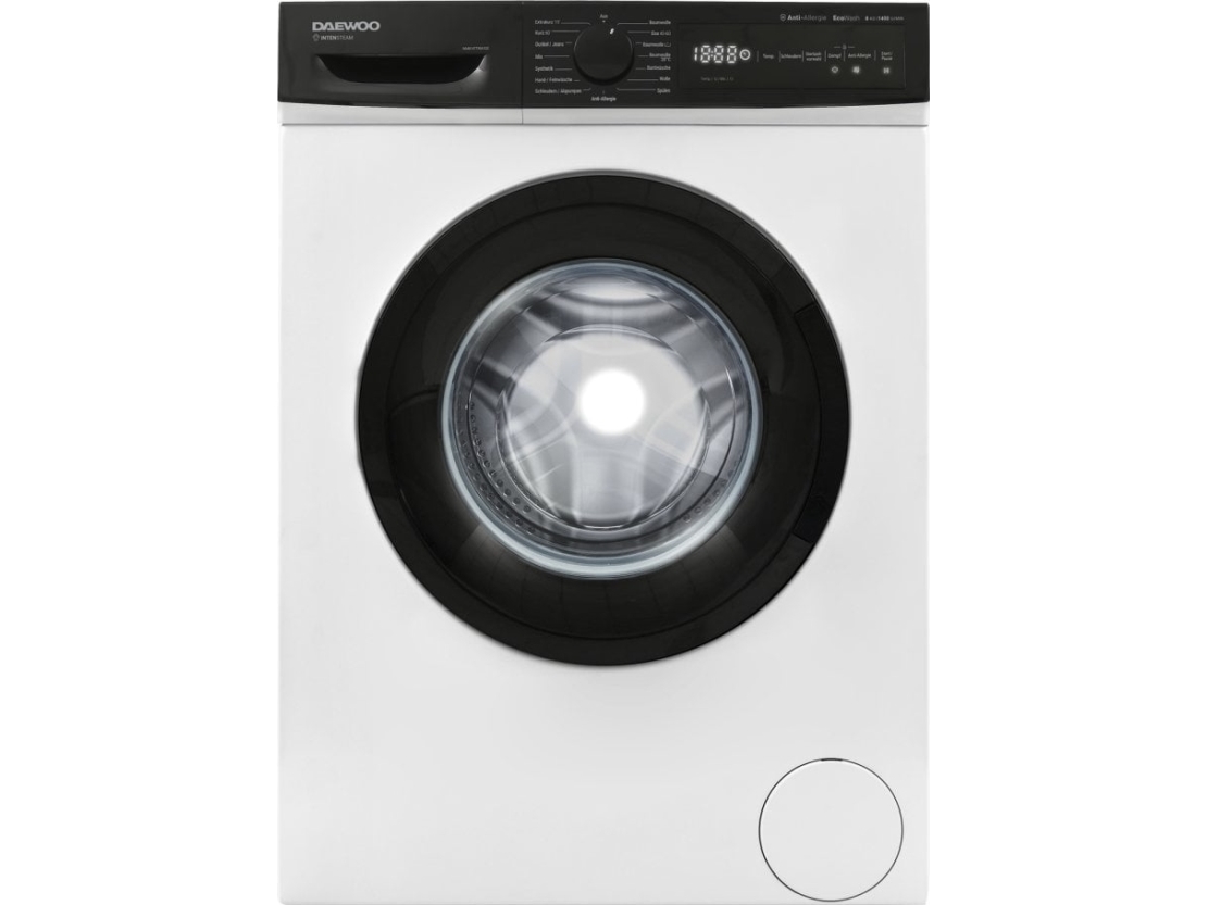 Daewoo - Tvättmaskin - frontmatad - 8 kg - 1300 rpm | Vitvaror - Tvätt & torkning - Frontlastande tvättmaskiner | GameStuff