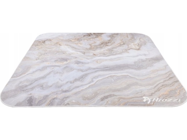 Arozzi AZ-ZONA-QTRO-WTM, Stolmatte, Marmorfarget, Hvit, Mikrofiber, 1160 mm, 1160 mm, 3 mm