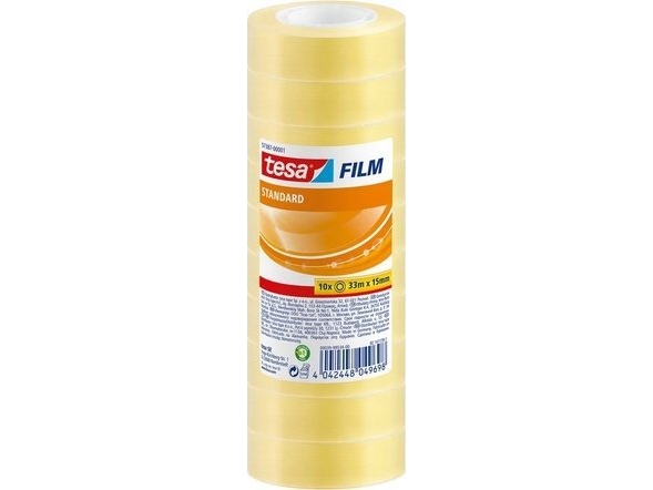 Tesa 57387-00001-00, 33 M, Transparent, 15 Mm, 10 Stk