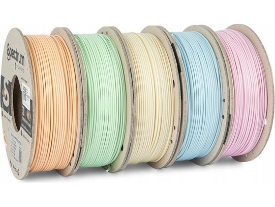 Spectrum 5-pack Pastello PLA filament 1,75 mm, 1,25 kg – 5 farver
