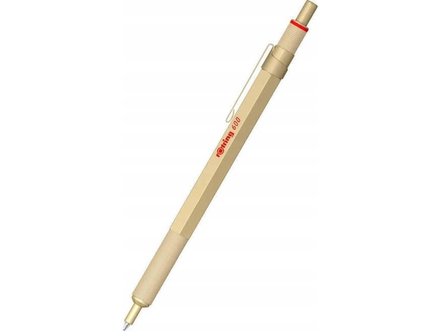 Rotring 600 Kulspetspenna, guld | Datortillbehör - Möss & Tangentbord - Ritbord tillbehör | GameStuff