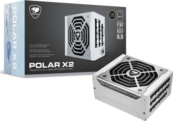 Cougar Netzteil Polar X2 1050W Atx3.1/80 Plus Plat./Modular (Cgr-Polar-X2-1050)