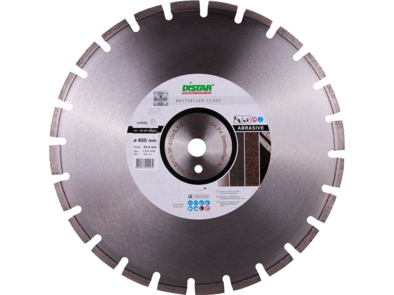 DISTAR BESTSELLER ABRASIVE DIAMOND TARGET 400 x 3,5/2,5 x 25,4 mm | Elverktyg - Prof. Akku verktyg - Murhammare | GameStuff