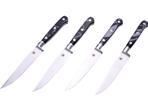 Laguiole Tradition Laguiole Steakmesser Set 4tlg. Mit Harzgriff