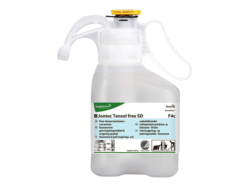 Taski Jontec Tensol Free Sd F4c - Cleaner / Maintainer - Væske - Flaske - 1.4 L - Professionel - Maskinklar - Farveløs