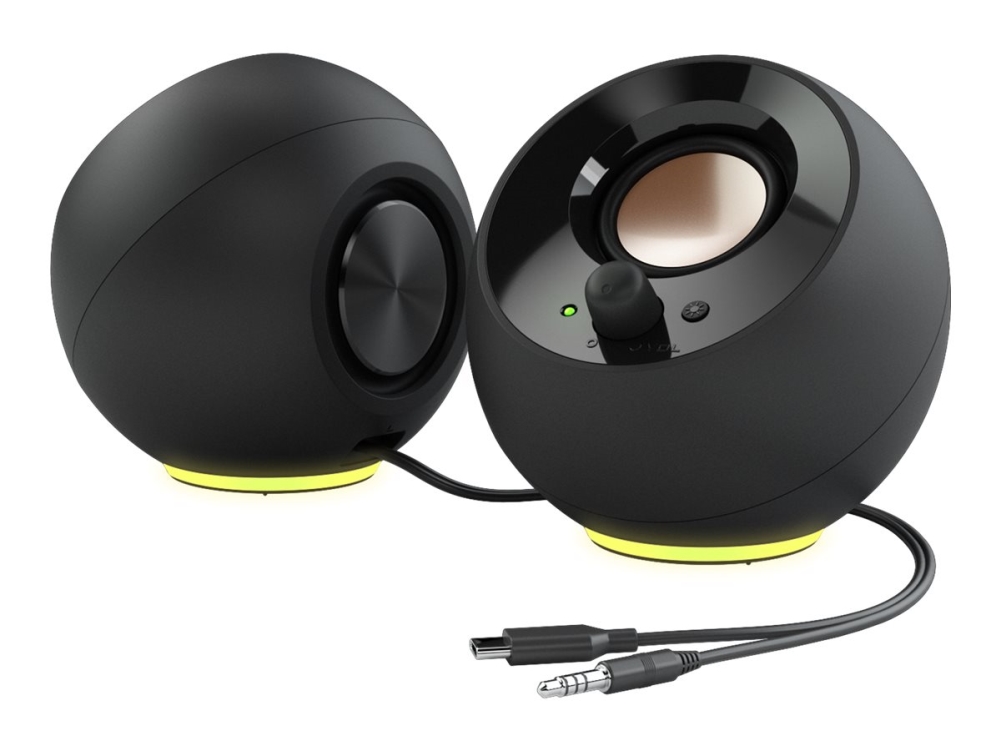 Creative Pebble Rgb 2.0 Pc-Lautsprecher Breitband 4,4 W Schwarz