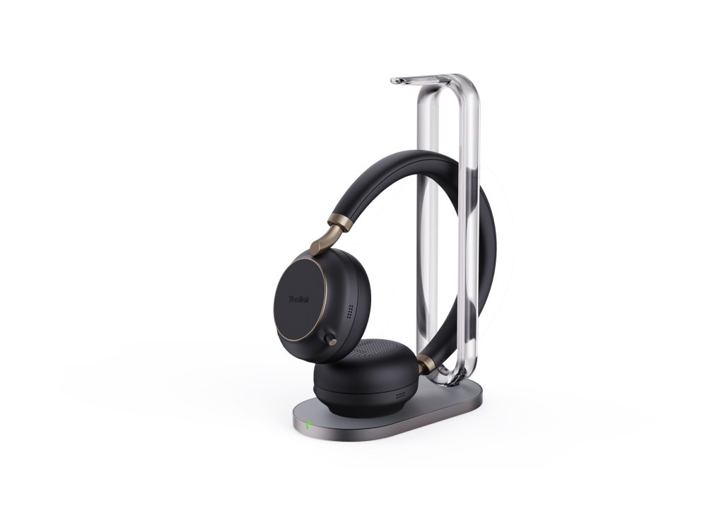 BH76 Teams - Hodesett - on-ear - Bluetooth - trådløs - aktiv støydemping - USB-A via Bluetooth-adapter - svart