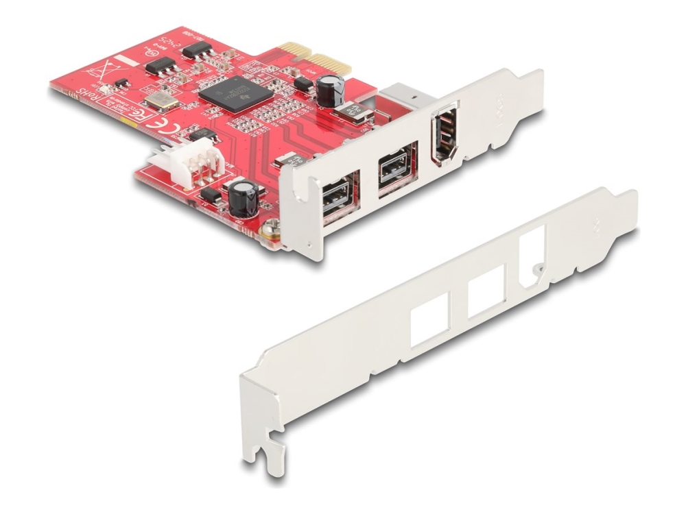 Delock - Firewire Adapter - Pcie 1.1 Lavprofil - Firewire 800, Firewire