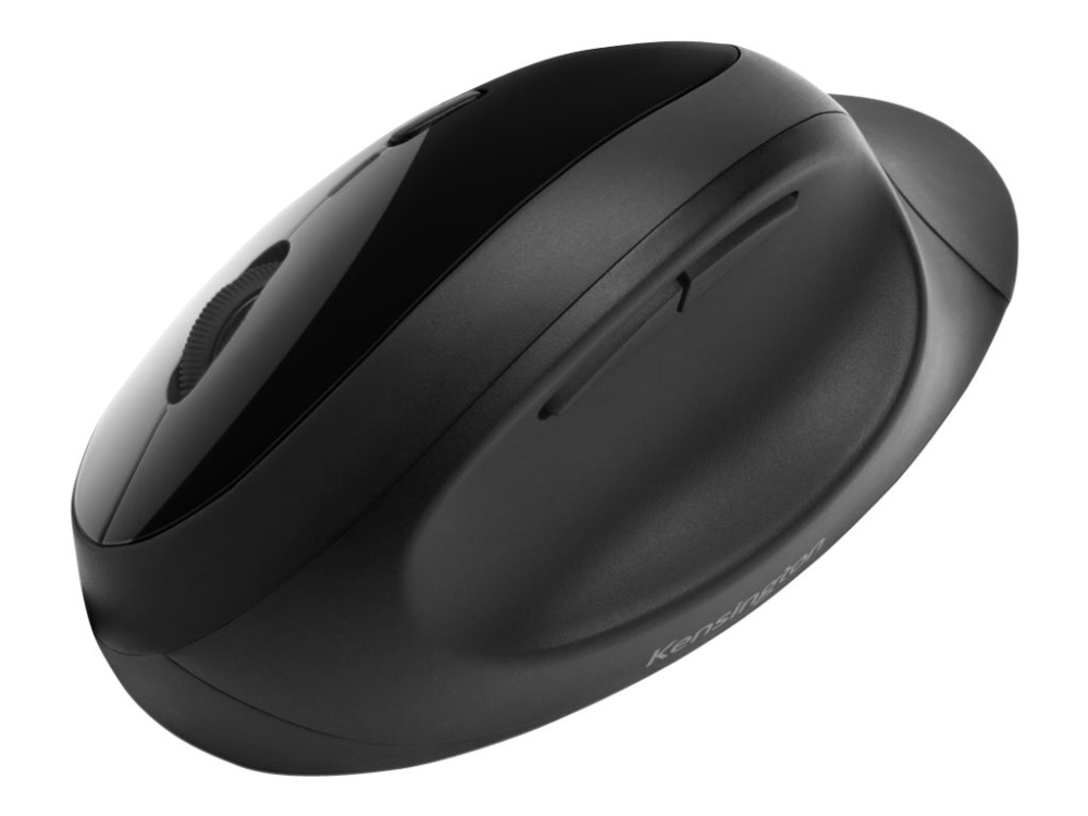 Kensington Pro Fit Ergo Wireless Mouse - Mus - ergonomisk - 5 knappar - trådlös - 2.4 GHz, Bluetooth 4.0 LE - trådlös USB-mottagare - svart - detaljhandel | Datortillbehör - Möss & Tangentbord - Möss & Pekdon | GameStuff