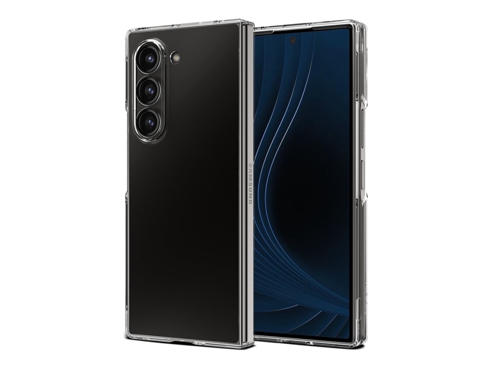 Spigen Air Skin Bagsidecover Till Mobiltelefon Polykarbonat Uretan Krystalklar För Samsung Galaxy Z Fold6