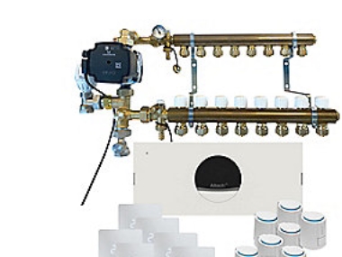 Pro sys. 8 Z Kvikshunt - ALK7025 m. trådløst styresys Pro LED/hvid komp 8Z | VVS Artiklar - Uppvärmning - Golvvärme | GameStuff