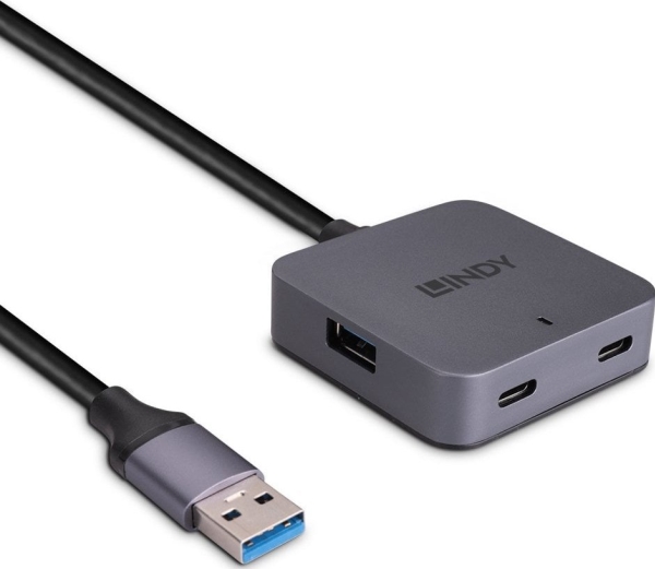 Usb-Hub Lindy Interface Hub Usb 3.2 Gen 1