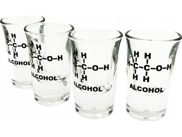 Mad Monkey - Shotgläser mit Alkohol-Formel (4er Set) | Utomhus - Outdoor utrustning - Neonpinnar | GameStuff