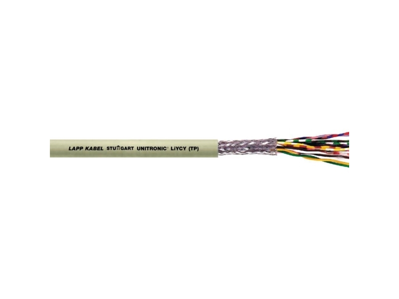 LAPP 35810/50 Datakabel UNITRONIC LIYCY (TP) 2 x 2 x 0.5 mm² Grå 50 m | EL Artiklar - Kablar och ledningar - Datakablar | GameStuff