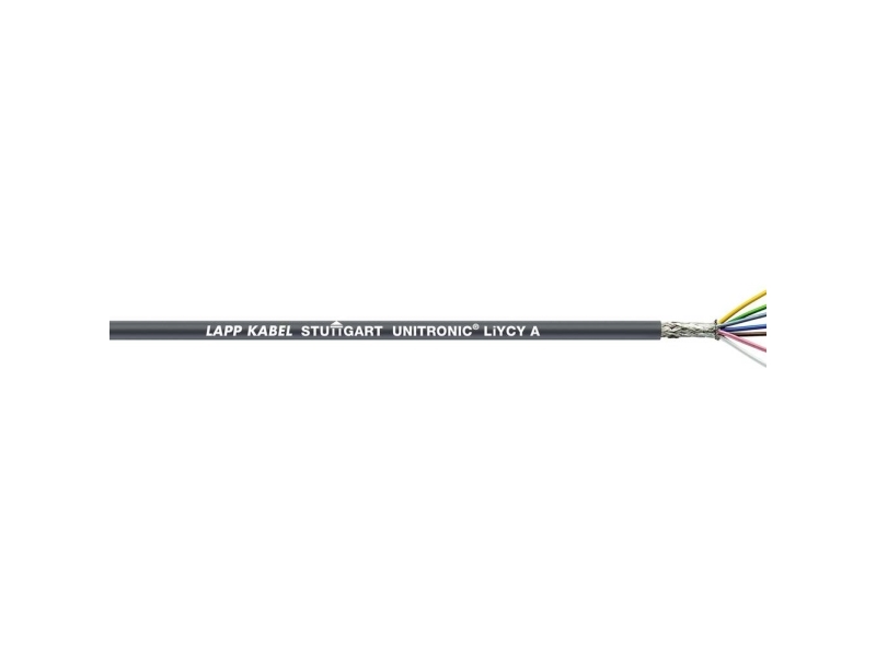 LAPP 44732/152 datakabel UNITRONIC® LiYCY A 2 x 0,5 mm² grå 152 m